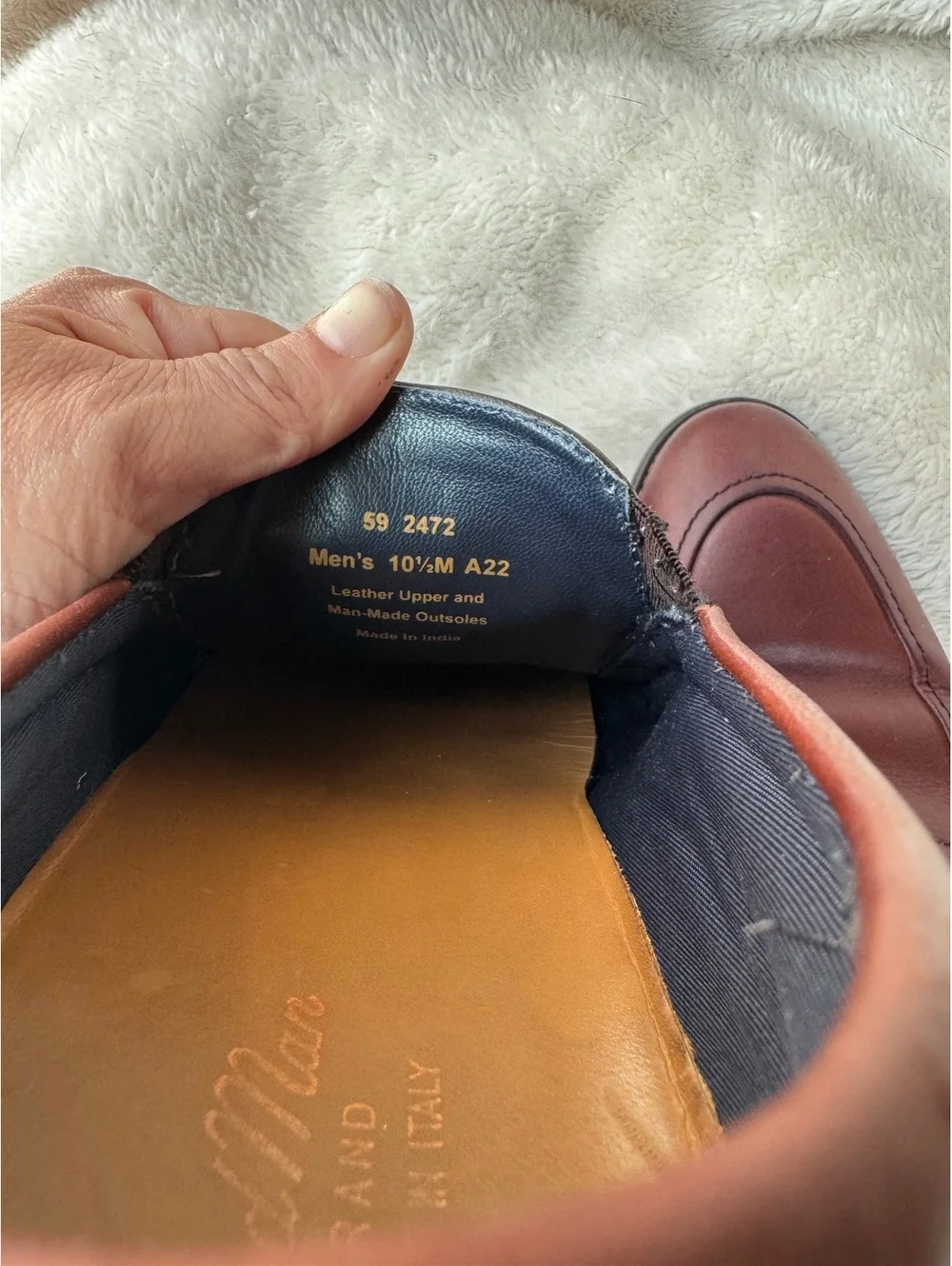 The Good Man Brand men’s brown leather penny loafers, size 10.5M
